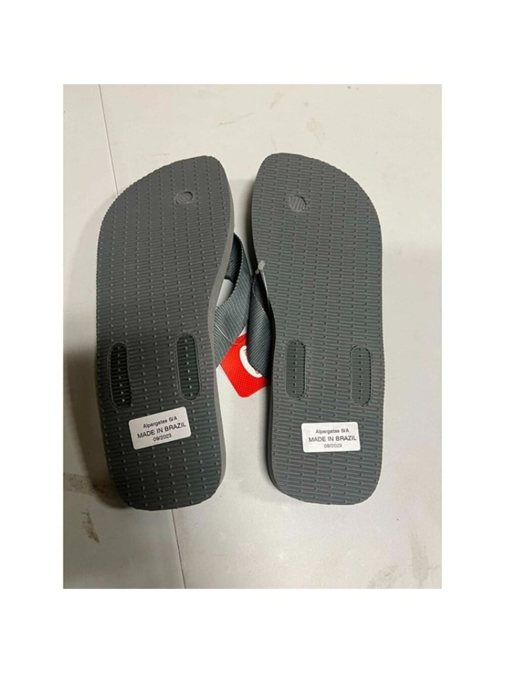 Havaianas Men's Unisex Urban Basic Flip Flops Steel Grey 9 - Picture 4 of 5